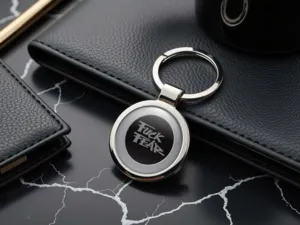 Personalized Keychains Glossy Classy Metal LT